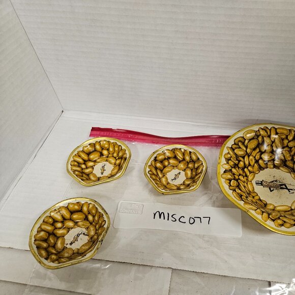 Antique Mr. Peanut Serving bowl plus mini bowls - Picture 4 of 4